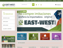 Tablet Screenshot of eastwestchile.cl